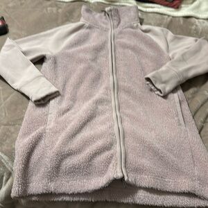Al in Motion Medium Dusty Mauve Full Zip Sherpa Jacket
